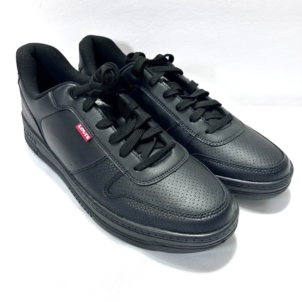 Levi's Men's Drive Lo Sneaker Black US 12M Synthetic - Outer Faux Leather - Picture 1 of 8